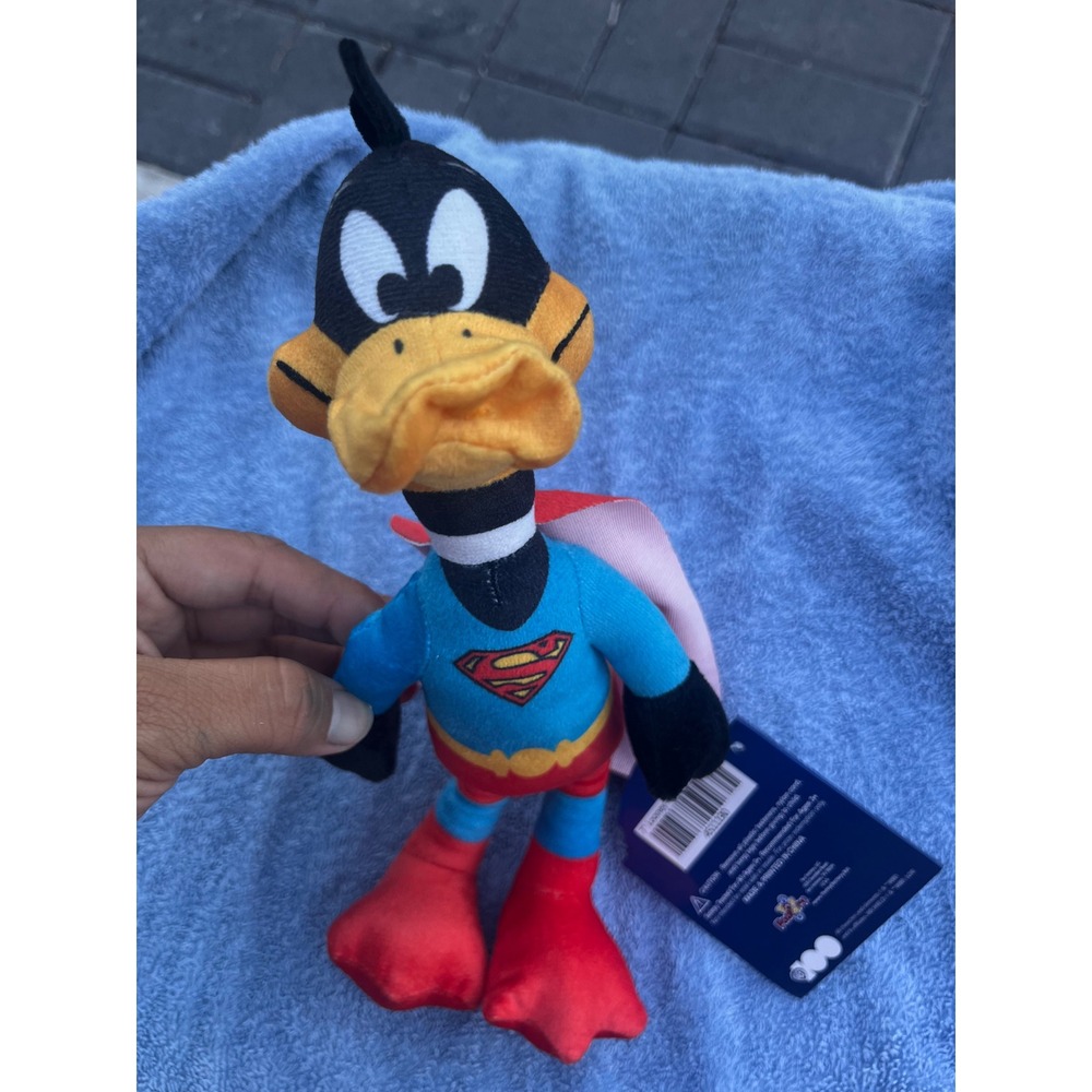 Looney Tunes Daffy Duck as Superman Plush DC Comics Warner Bros